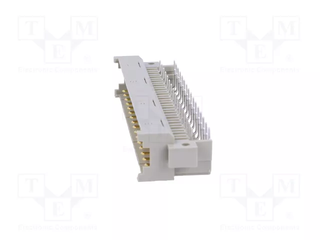 HARTING Conector DIN 41612 de 32 pines, macho, angular 90°