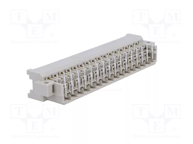 HARTING Conector DIN 41612 de 32 pines, macho, angular 90°