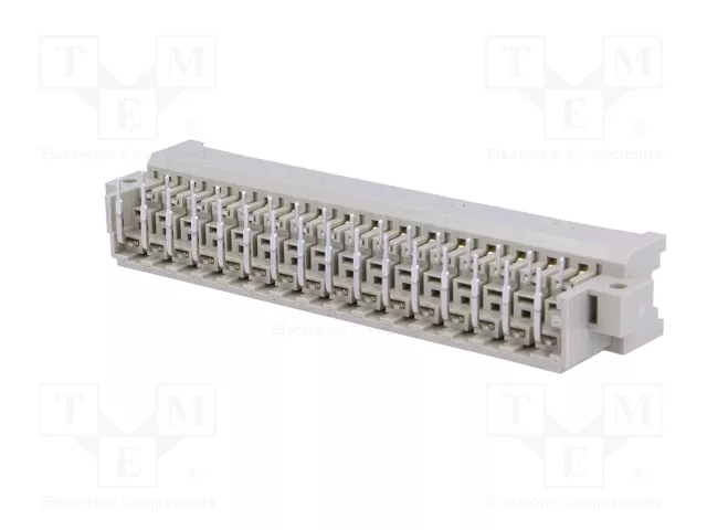 HARTING Conector DIN 41612 de 32 pines, macho, angular 90°