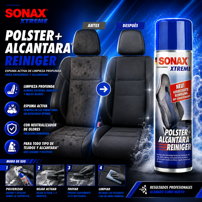 Sonax XTREME Limpiador de Tapicerías y Alcántara 400ml Sonax XTREME Limpiador de Tapicerías y Alcántara 400ml