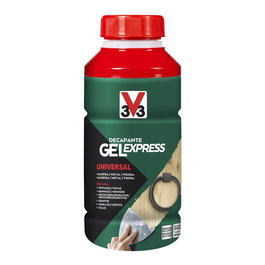 V33 Decapante Gel Express Universal 1 L - Para Madera, Metal, Piedra, Hormigón, Pinturas, Barnices, Colas, Resinas, Grafitis