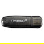 Intenso STICK Rainbow USB Flash Drive 2.0 3x32GB Pack (Yellow/Red/Black) - Velocidad Lectura 28 MB/s, Transparente