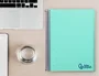 Liderpapel Cuaderno espiral A4 Micro Wonder verde turquesa 120 hojas cuadrícula 5mm