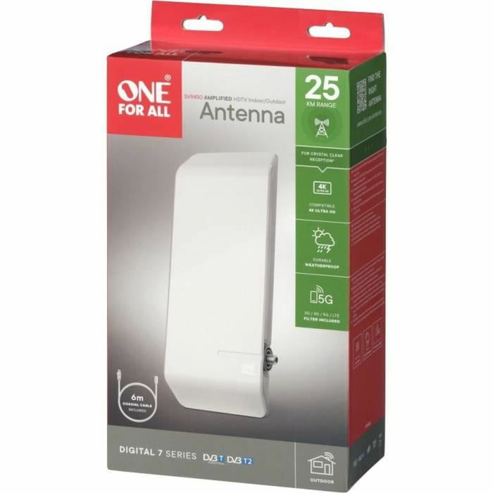 One For All SV9450 Antena Exterior TV 4K Full HD 5G One For All SV9450 Antena Exterior TV 4K Full HD 5G