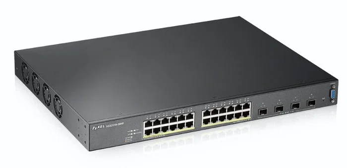Zyxel XGS2210-28HP Switch Gestionado L2 Gigabit Ethernet con PoE, 24 Puertos y 4 SFP+