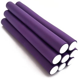 La Rosa Bigudíes Flexibles Cortos Rulos Suaves de Espuma Púrpura 20 mm