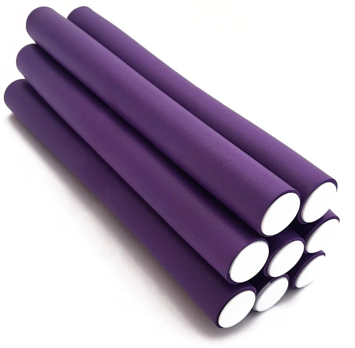 La Rosa Bigudíes Flexibles Cortos Rulos Suaves de Espuma Púrpura 20 mm La Rosa Bigudíes Flexibles Cortos Rulos Suaves de Espuma Púrpura 20 mm