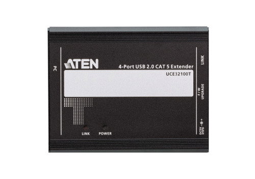 Aten Extensor USB 2.0 UCE32100 por Cable Cat5 - Hub de 4 Puertos, Transmisor y Receptor, Hasta 100 metros, Carcasa Metálica, Plug and Play Aten Extensor USB 2.0 UCE32100 por Cable Cat5 - Hub de 4 Puertos, Transmisor y Receptor, Hasta 100 metros, Carcasa Metálica, Plug and Play