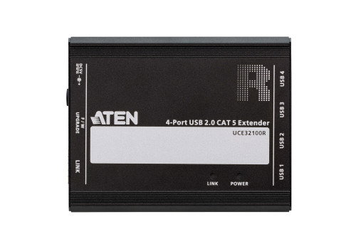 Aten Extensor USB 2.0 UCE32100 por Cable Cat5 - Hub de 4 Puertos, Transmisor y Receptor, Hasta 100 metros, Carcasa Metálica, Plug and Play Aten Extensor USB 2.0 UCE32100 por Cable Cat5 - Hub de 4 Puertos, Transmisor y Receptor, Hasta 100 metros, Carcasa Metálica, Plug and Play