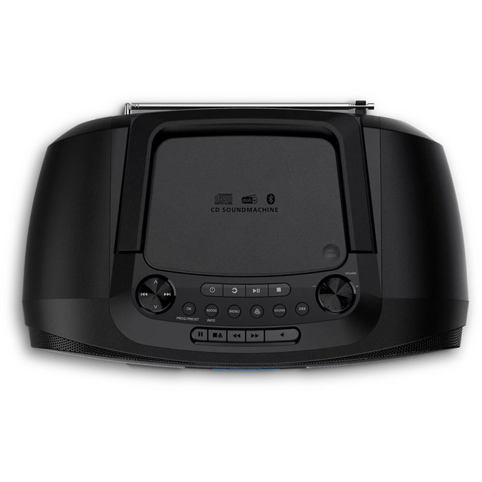 Philips TAZ7500/10 Reproductor de CD, Radio y Casete Negro