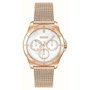 Hugo Reloj Analógico Dorado para Mujer