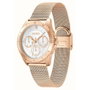 Hugo Reloj Analógico Dorado para Mujer