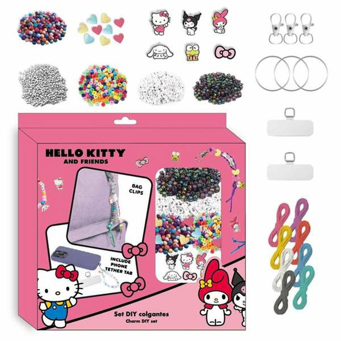 Cerdá Set de Bisutería Bag Clip Hello Kitty Multicolor Cerdá Set de Bisutería Bag Clip Hello Kitty Multicolor
