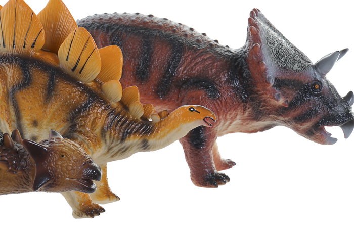 DKD Home Decor Set de Dinosaurios Blandos de PVC Multicolor DKD Home Decor Set de Dinosaurios Blandos de PVC Multicolor