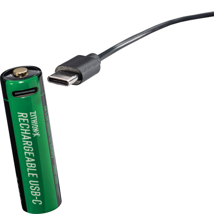 Coast Zithion-X 4x Pilas Recargables Mignon AA con Puerto de Carga USB-C