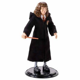 The Noble Collection Figura Bendyfigs Hermione Granger Harry Potter 18cm con Base Soporte