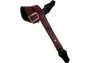 GETM Correa Guitarra Bajo Aussie Gator Burgundy Ajustable Hasta 165cm Polipiel Nailon Piel Color Burdeos Oscuro