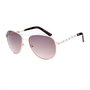 Guess GF0408-6132F Gafas de sol para mujer en Dorado con cristal Marrón