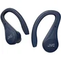 JVC HA-EC25T Auriculares True Wireless Deportivos Bluetooth 5.1 con Gancho, Resistencia IPX5 al Agua, Autonomía 30 Horas con Estuche de Carga, Azules