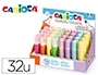 Carioca Rotulador fluorescente color pastel expositor 32 unidades colores surtidos