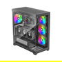 Xilence Midi Tower XG171 Gleam Black X818.ARGB PC Gaming con Ventana y Iluminación