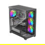 Xilence Midi Tower XG171 Gleam Black X818.ARGB PC Gaming con Ventana y Iluminación