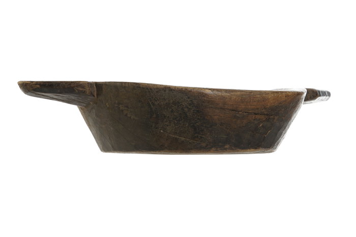 DKD Home Decor Bandeja de Madera de Teca 53x36x8 Antiguo Surtido de 2 Unidades