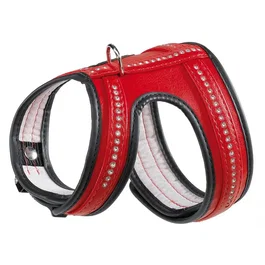Ferplast Arnés Lux - Arnés para Perros Talla P M Color Rojo