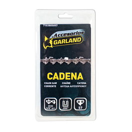 Garland Cadena de motosierra 16 pulg / 40 cm, 57 eslabones, 3/8 pulg b.p., 0,050 pulg / 1,3 mm