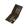 Zoozie Bags Cartera Hombre Piel Auténtica Verde Delhi - 11 cm x 9 cm x 2 cm