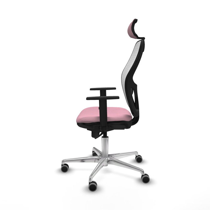 PIQUERAS Y CRESPO Silla de oficina Jorquera Rosa y Blanco PIQUERAS Y CRESPO Silla de oficina Jorquera Rosa y Blanco