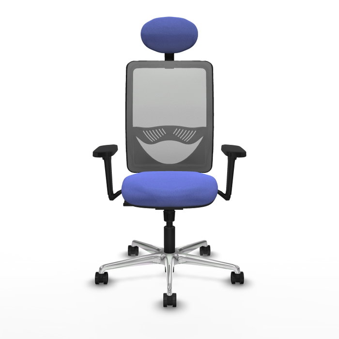 PIQUERAS Y CRESPO Silla de oficina Zulema Azul claro y Gris PIQUERAS Y CRESPO Silla de oficina Zulema Azul claro y Gris
