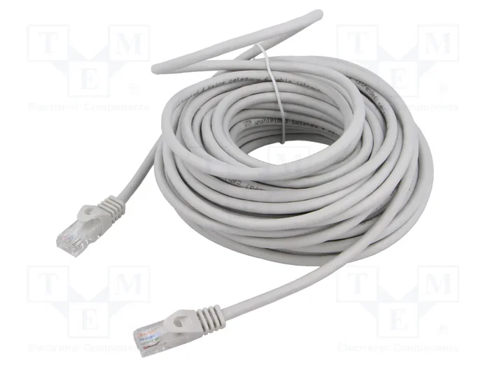 Gembird Cable de red Cat 6 U/UTP 15m Gris