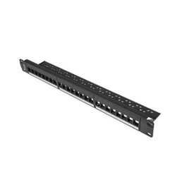 Lanberg PPKS-1024-B Patch Panel de 24 Puertos 1U Negro