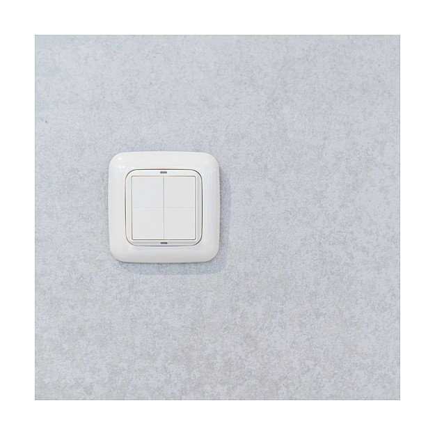 Shelly BLU Wall Switch 4 Interruptor de Pared Marfil