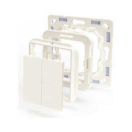 Shelly BLU Wall Switch 4 Interruptor de Pared Marfil
