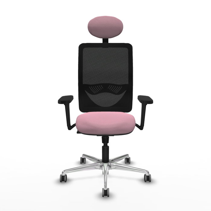PIQUERAS Y CRESPO Silla de oficina Zulema Rosa y Negro PIQUERAS Y CRESPO Silla de oficina Zulema Rosa y Negro