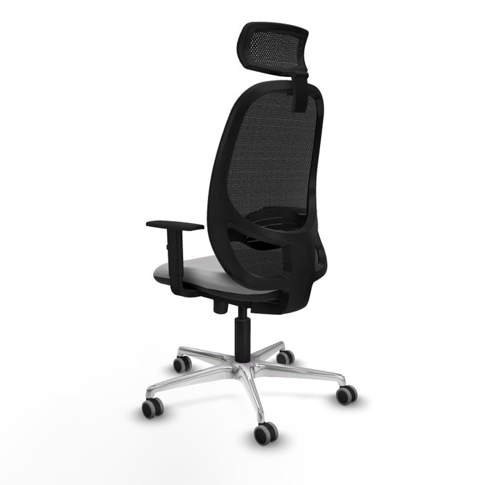 PIQUERAS Y CRESPO Silla de oficina Cilanco con mecanismo Sincro/Traslack Gris claro/Negro PIQUERAS Y CRESPO Silla de oficina Cilanco con mecanismo Sincro/Traslack Gris claro/Negro