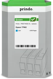 Prindo Cartucho de tinta cian PRIET7902G Green XL