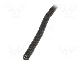 HELLERMANNTYTON Tubería de protección de polipropileno Negro 14mm 1m