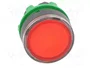 SCHNEIDER ELECTRIC Interruptor de presión Harmony XB5 de 22mm, rojo