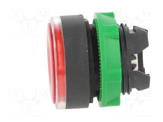 SCHNEIDER ELECTRIC Interruptor de presión Harmony XB5 de 22mm, rojo
