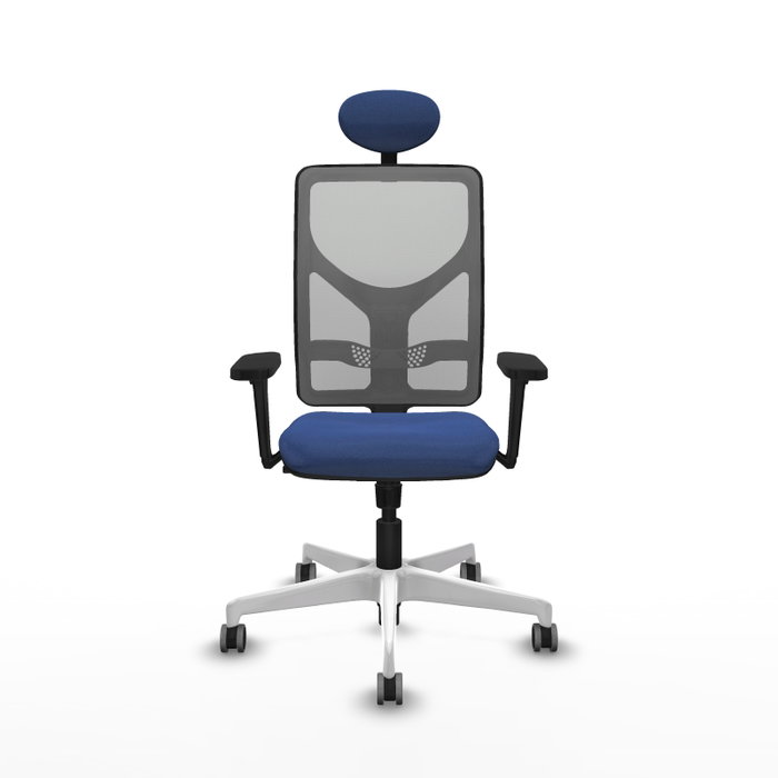 PIQUERAS Y CRESPO Silla de oficina Motilla con Mecanismo Sincro, Azul marino y Gris PIQUERAS Y CRESPO Silla de oficina Motilla con Mecanismo Sincro, Azul marino y Gris