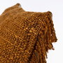 Cojín Naranja Viscosa-Algodón 50 X 50 cm (Set de 2)