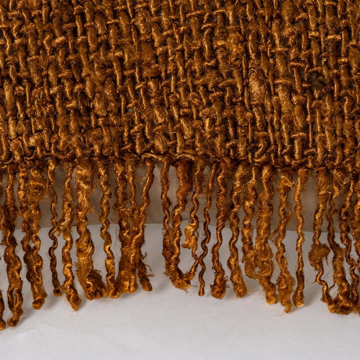 Cojín Naranja Viscosa-Algodón 50 X 50 cm (Set de 2)