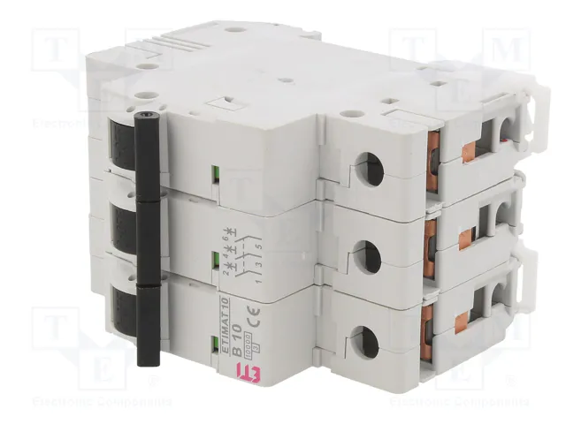ETI POLAM ETIMAT 10 3P B10 Interruptor magnetotérmico 10A 3 Polos 10kA