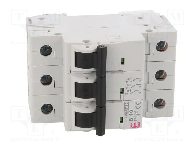 ETI POLAM ETIMAT 10 3P B10 Interruptor magnetotérmico 10A 3 Polos 10kA