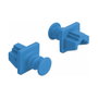 DeLOCK 86509 Cubierta antipolvo para puerto RJ45, Azul, 10 unidades