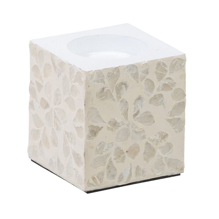 Ixia Portavelas Beige Nácar-MDF Decoración 10,50 x 10,50 x 10,50 Ixia Portavelas Beige Nácar-MDF Decoración 10,50 x 10,50 x 10,50
