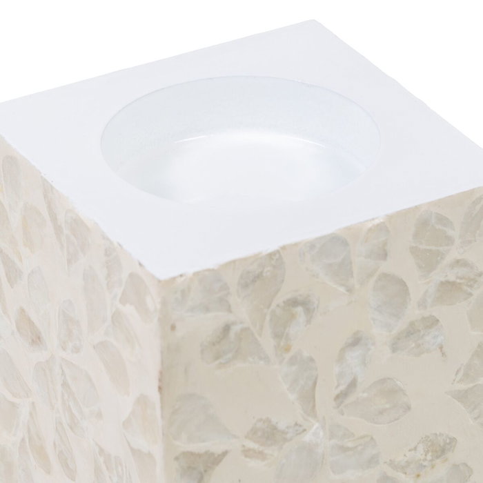 Ixia Portavelas Beige Nácar-MDF Decoración 10,50 x 10,50 x 10,50 Ixia Portavelas Beige Nácar-MDF Decoración 10,50 x 10,50 x 10,50